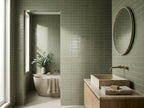 Tarwin Eucalypt Matt 50x150 tiles in a room
