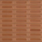 Tarwin Ochre 3D Matt 50x150, tiles laid together