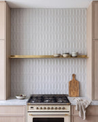 Tarwin Pebble 3D Matt 50x150 tiles in a room
