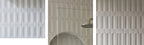 Tarwin Pebble 3D Matt 50x150 tiles in a room