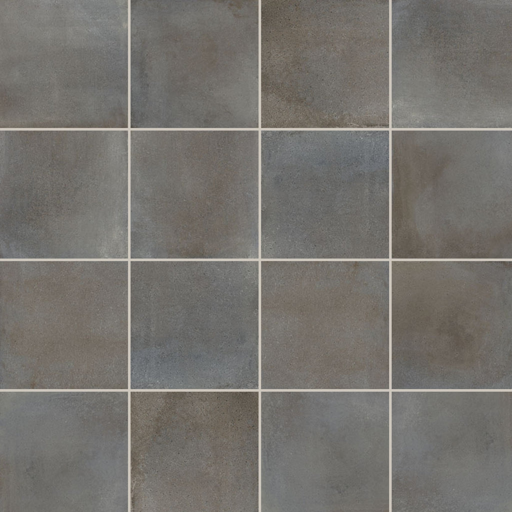 Terracotta Light Concrete Matt 100x100, true-scale swatch: 400 x 400 mm of wall at real size
