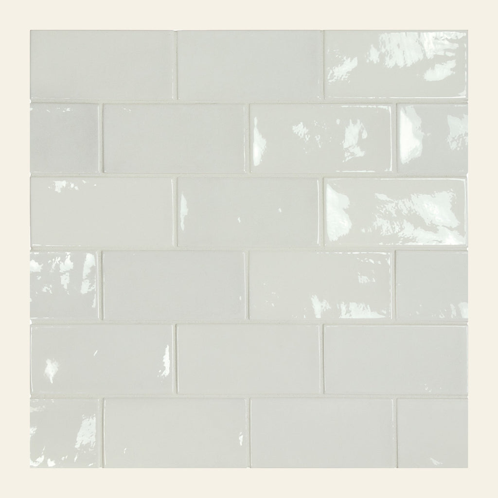 Town White Gloss 65x200, tiles laid together