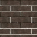 Wabisabi Porcelain Charcoal Glazed 60x227, true-scale swatch: 400 x 400 mm of wall at real size