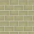 Wabisabi Porcelain Mint Glazed 60x108, true-scale swatch: 400 x 400 mm of wall at real size