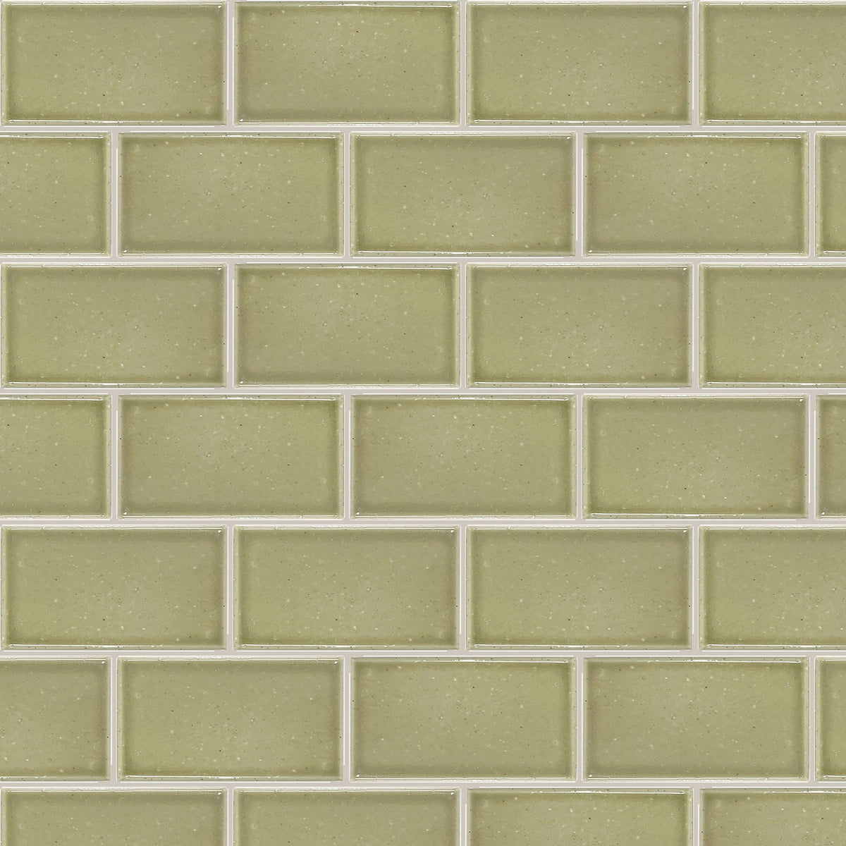 Wabisabi Porcelain Mint Glazed 60x108, true-scale swatch: 400 x 400 mm of wall at real size