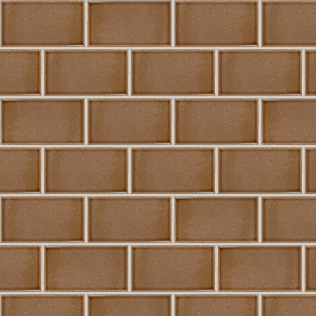 Wabisabi Porcelain Rust Glazed 60x108, true-scale swatch: 400 x 400 mm of wall at real size