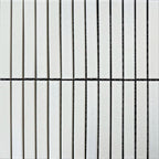 Walhalla Salt Finger Mosaic Satin 20x145, tiles laid together