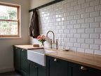 Waratah Whitecap Bevelled Gloss 100x300 tiles in a room