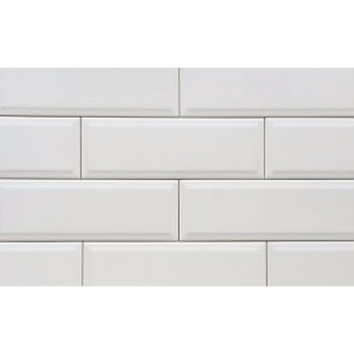 Waratah Whitecap Bevelled Matt 100x300, tiles laid together
