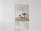 Waratah Whitecap Cushion Edge Matt 100x200 tiles in a room