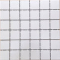 Waratah Whitecap Mosaic Matt 48x48, tiles laid together