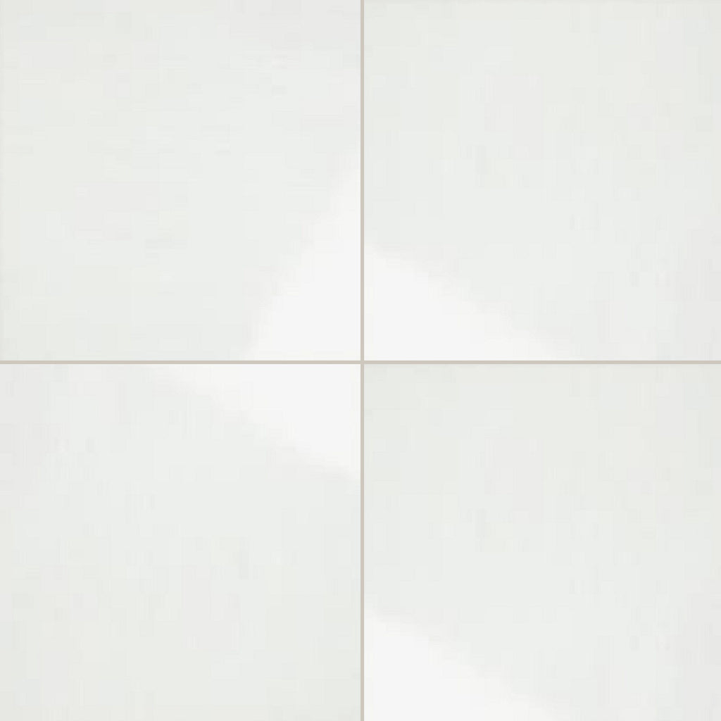 White Wall Gloss 200x200, true-scale swatch: 400 x 400 mm of wall at real size