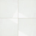 White Wall Gloss 200x200, true-scale swatch: 400 x 400 mm of wall at real size