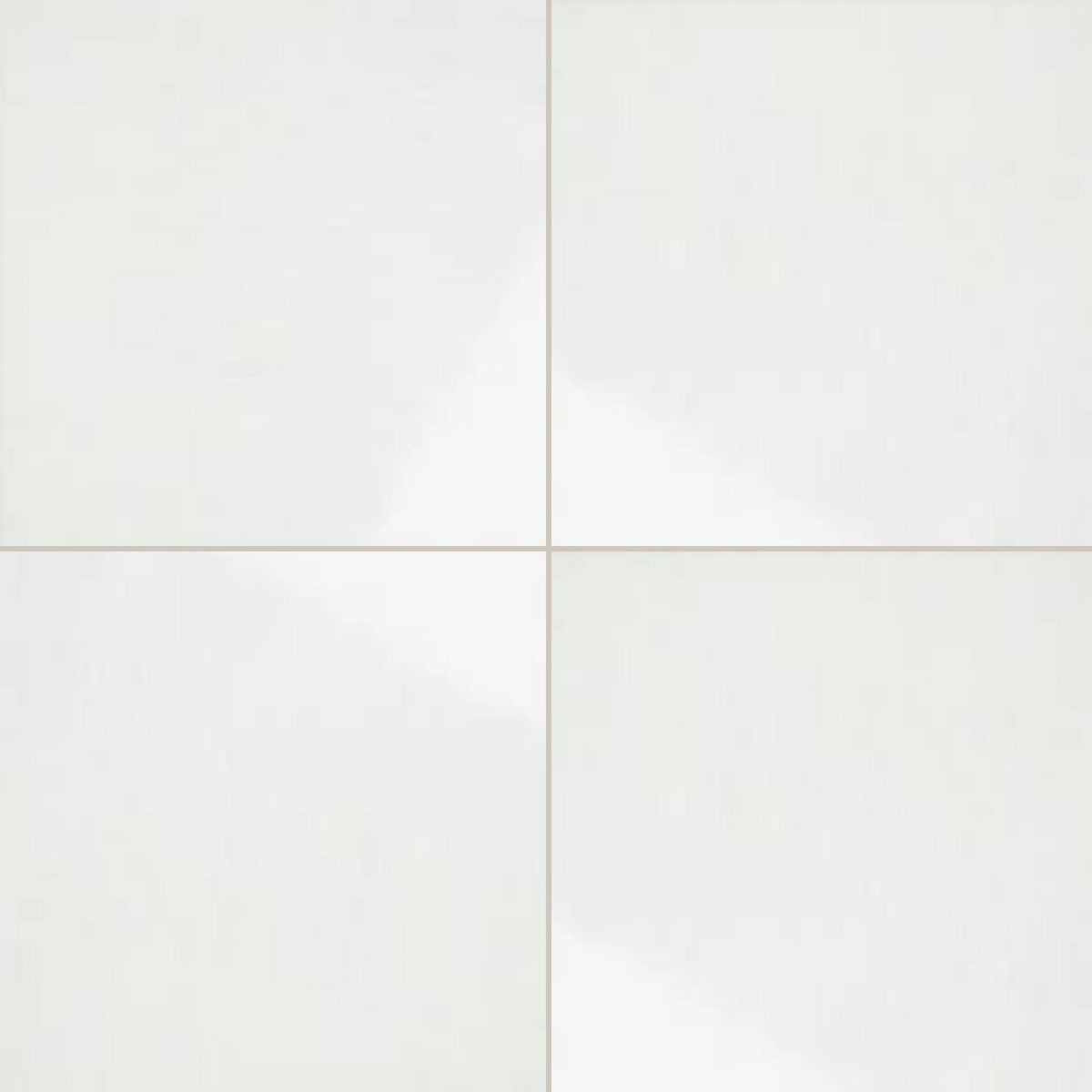 White Wall Gloss 200x200, true-scale swatch: 400 x 400 mm of wall at real size