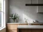 Wollemi Cirrus Concave Mosaic Gloss 48x48 tiles in a room