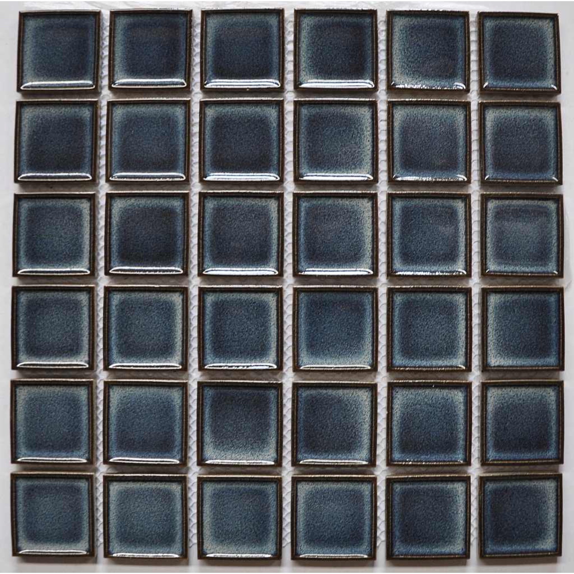 Wollemi Dusk Blue Concave Mosaic Gloss 48x48