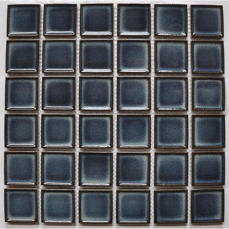 Wollemi Dusk Blue Concave Mosaic Gloss 48x48