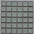 Wollemi Mangrove Concave Mosaic Gloss 48x48, tiles laid together