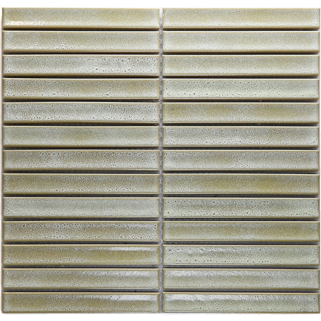 Wollemi Tussock Concave Finger Mosaic Gloss 20x145, tiles laid together