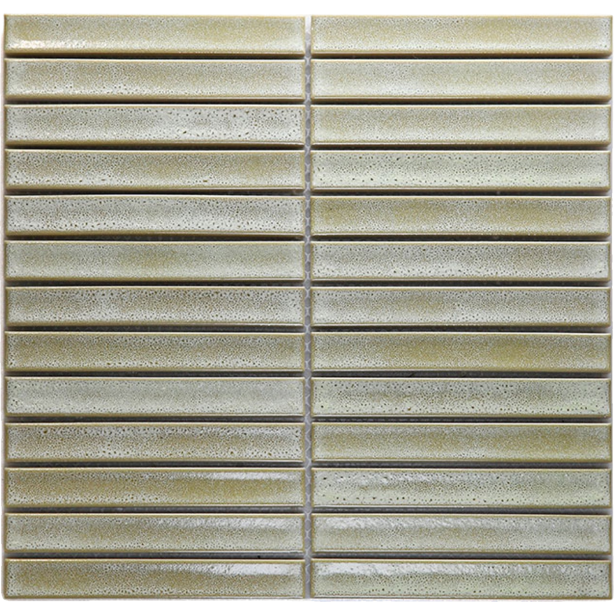 Wollemi Tussock Concave Finger Mosaic Gloss 20x145, tiles laid together