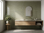 Wollemi Tussock Concave Finger Mosaic Gloss 20x145 tiles in a room