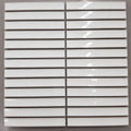 Yoso Concave Finger Cloud Speckle Gloss 20x145 Finger Mosaic, tiles laid together