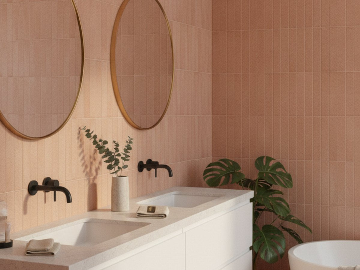 Artcraft Cotto Matt 53x300 tiles in a room