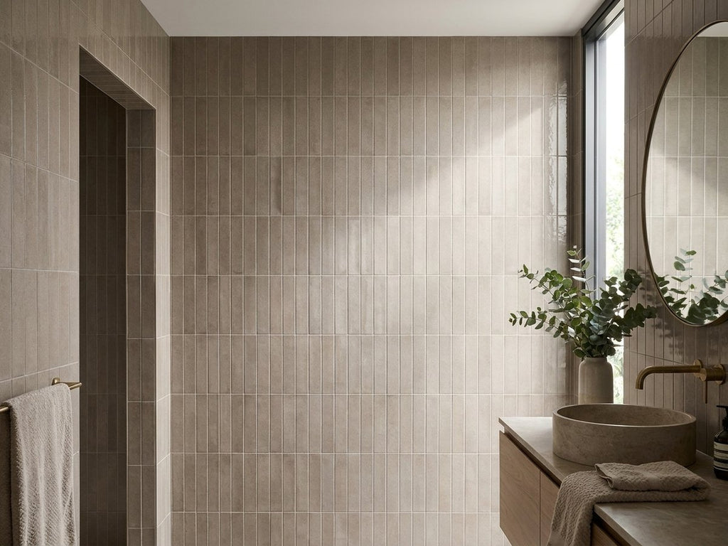 Artcraft Argilla Matt 53x300 tiles in a room