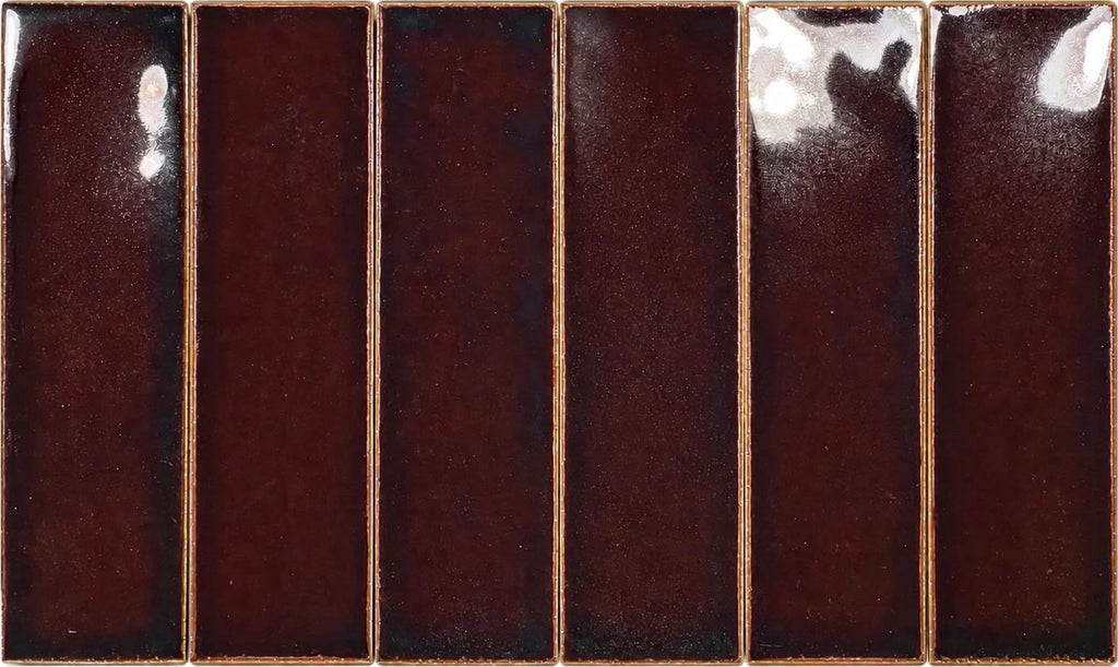 Osaka Mahogany Gloss 60x227 tiles in a room