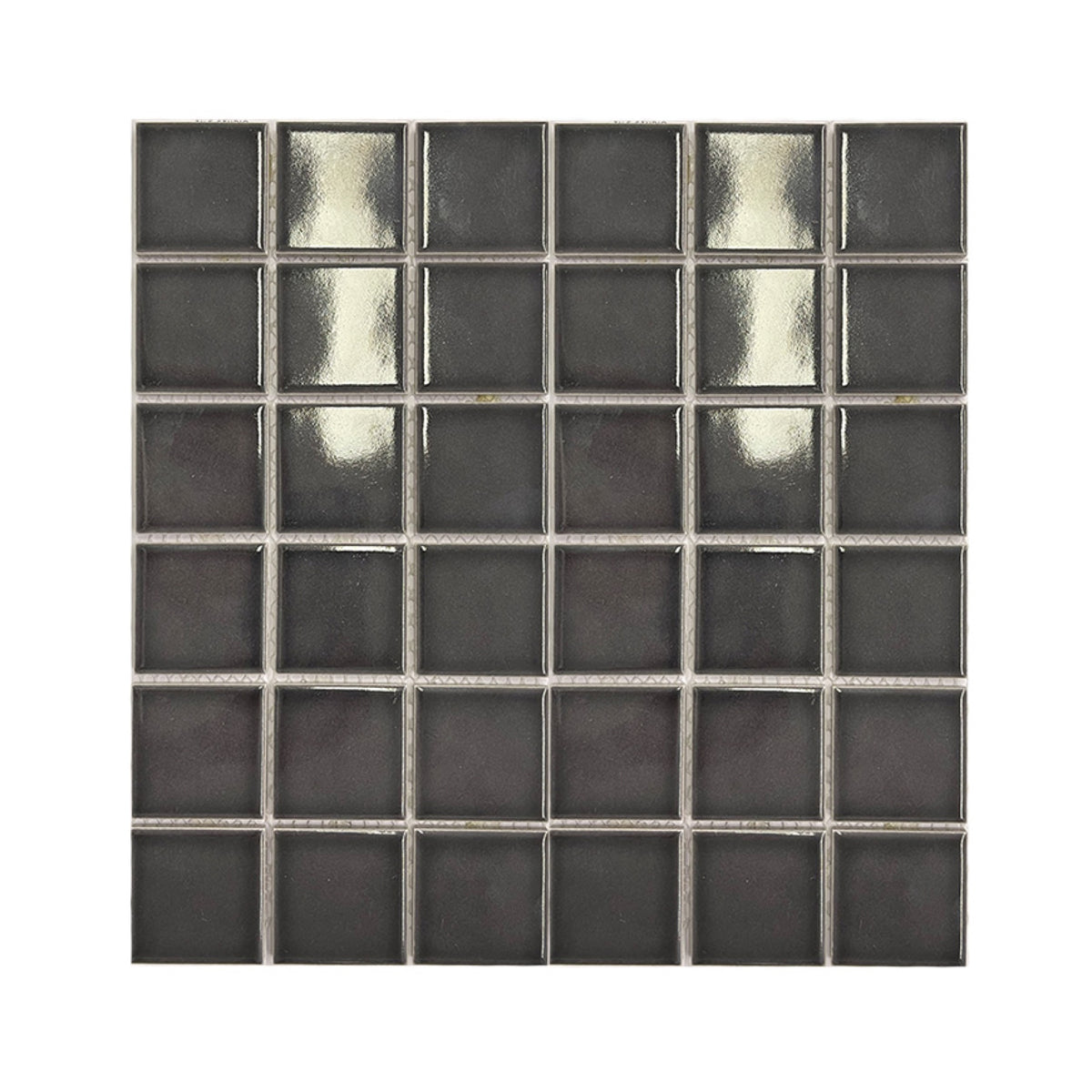 Pool Sorrento Charcoal Gloss 48x48 Mosaic tile