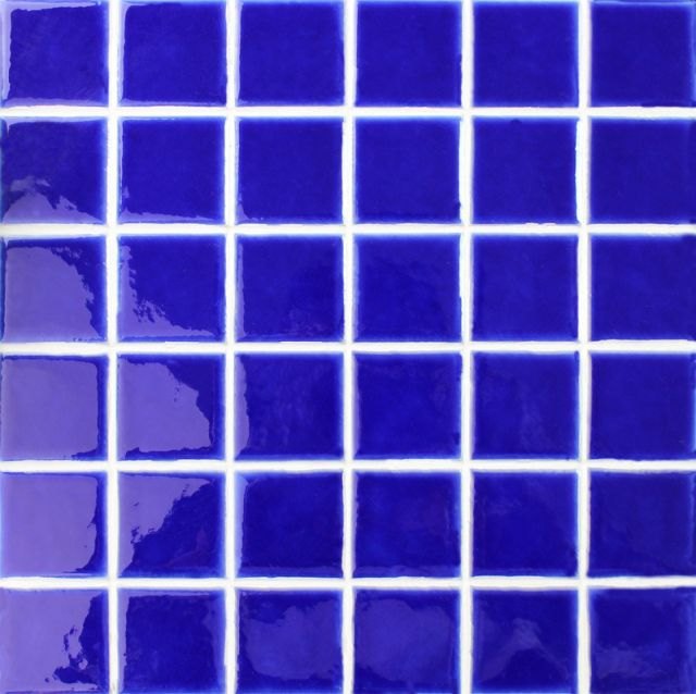 Pool Sorrento Delft Blue Gloss 48x48 Mosaic tile