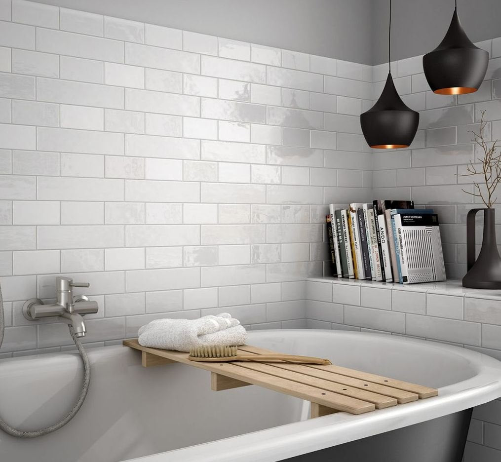 Sherwood White Matt 75x300 tile