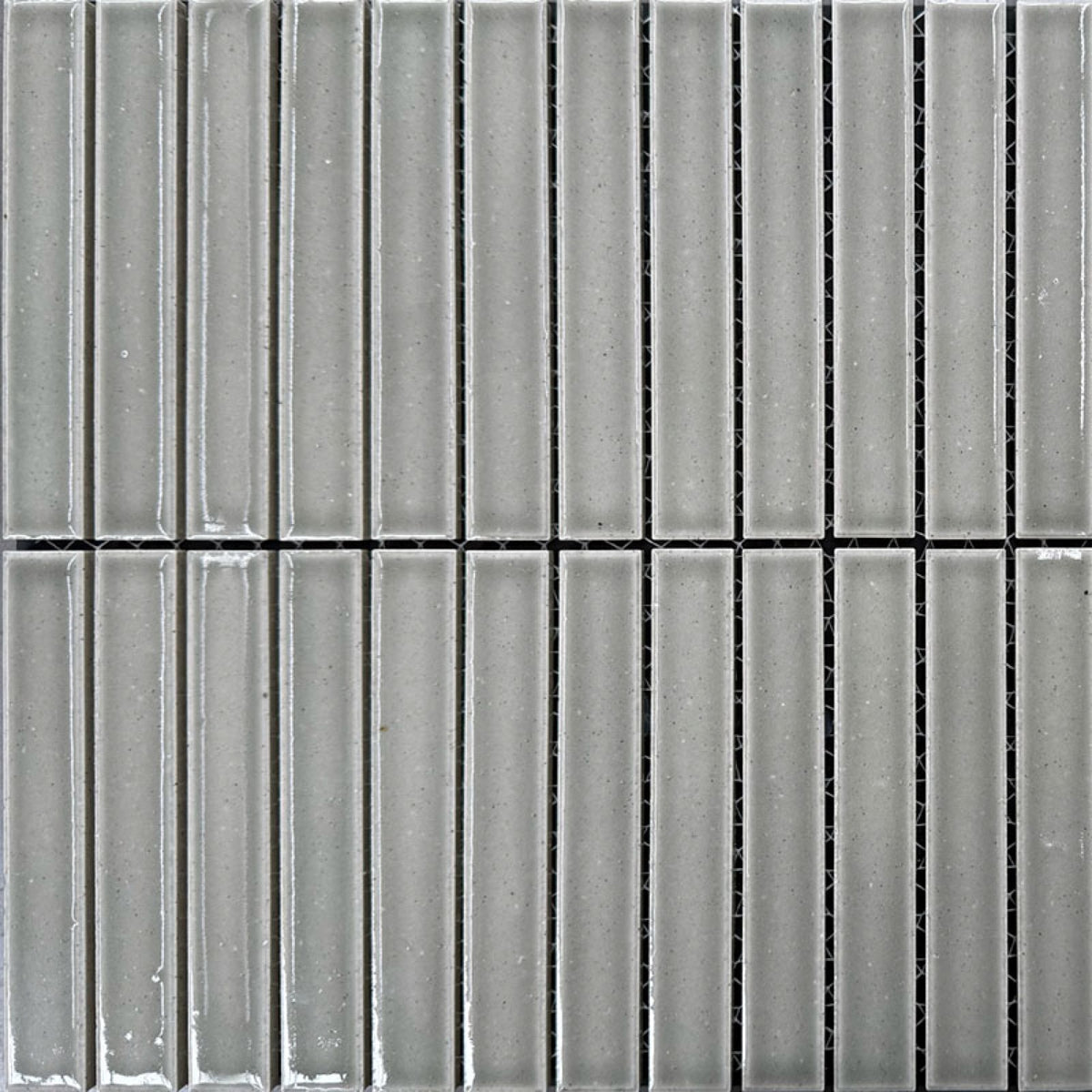 Wabisabi Finger Grey Glazed 22x147 Finger Mosaic tile