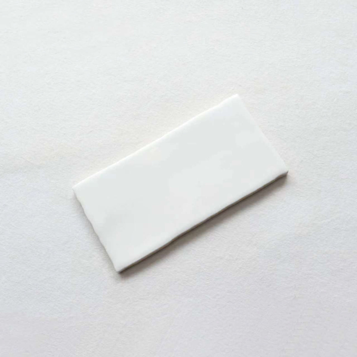 White Handmade Wavy Matt 75x150 tile