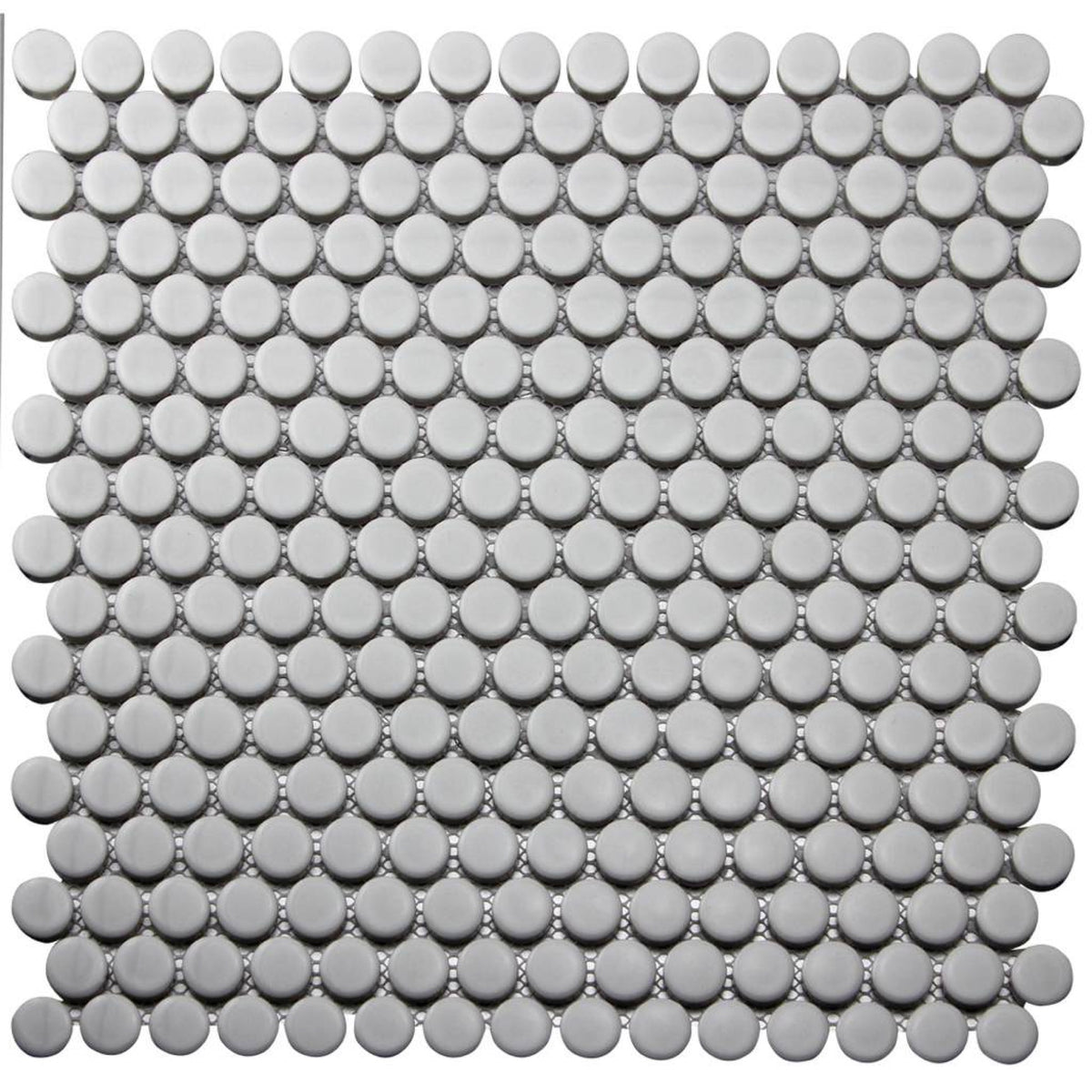 White Penny Matt Mosaic Sheet 292x315 tile