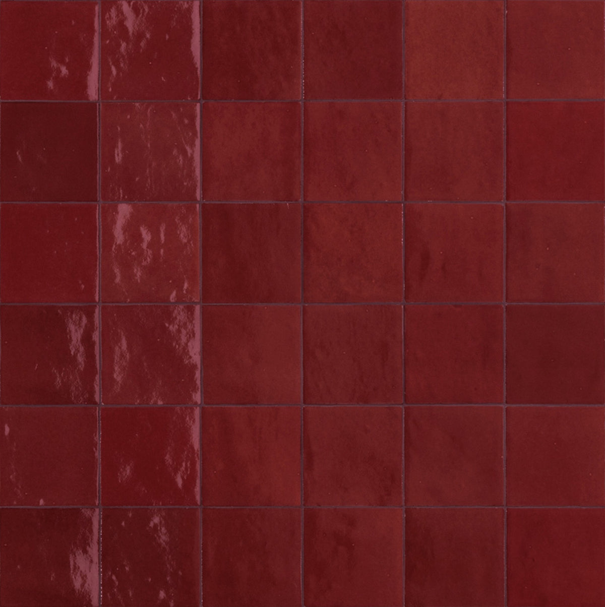 Bella Burgundy Gloss 100x100 tile