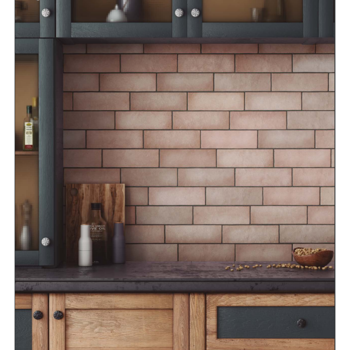 Lava Coral Pink Matt 65x200 tiles