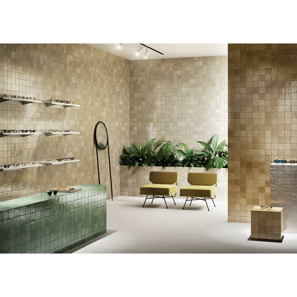 Bella Gesso Gloss 100x100 tiles